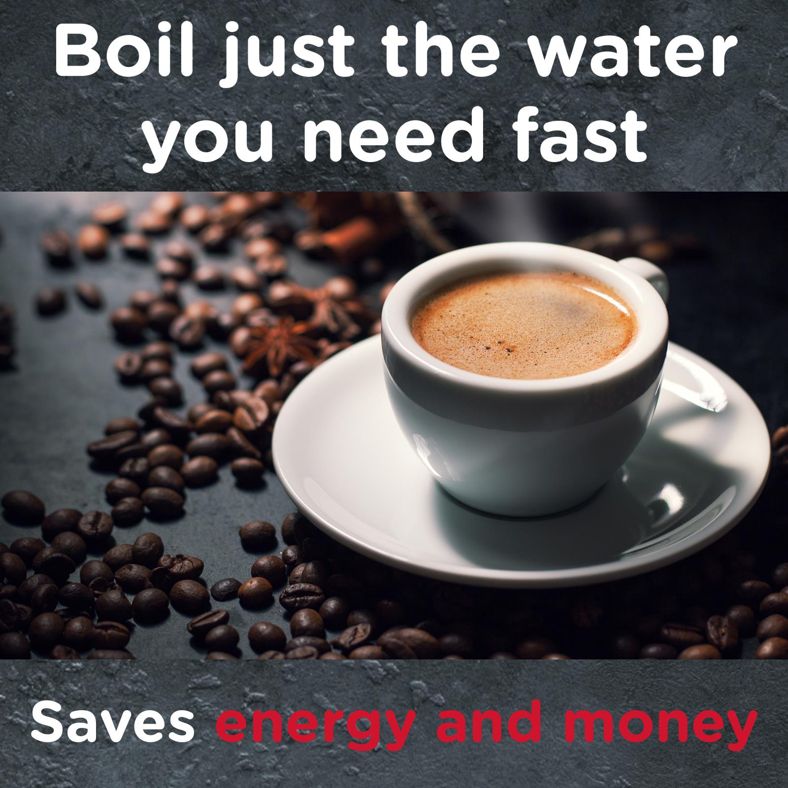 Sensio Home Instant Hot Water Dispenser - Integrated Water Filter - Variable Temperature Control – 2.2L