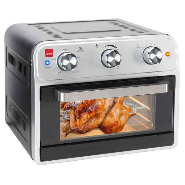 Sensio Home Mega 21L Capacity Air Fryer Oven, Family Size Healthy Cooking, 1800W Multifunctional