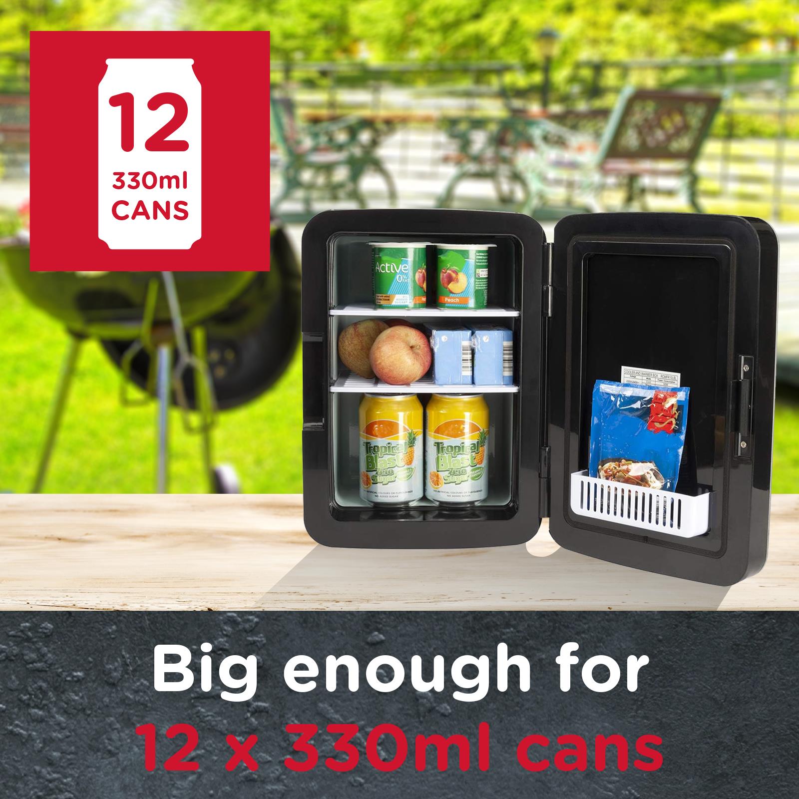 Sensiohome Oven Chill – Gourmet Pro 15L Airfryer Oven + Black 10L Mini Fridge - Value Bundle