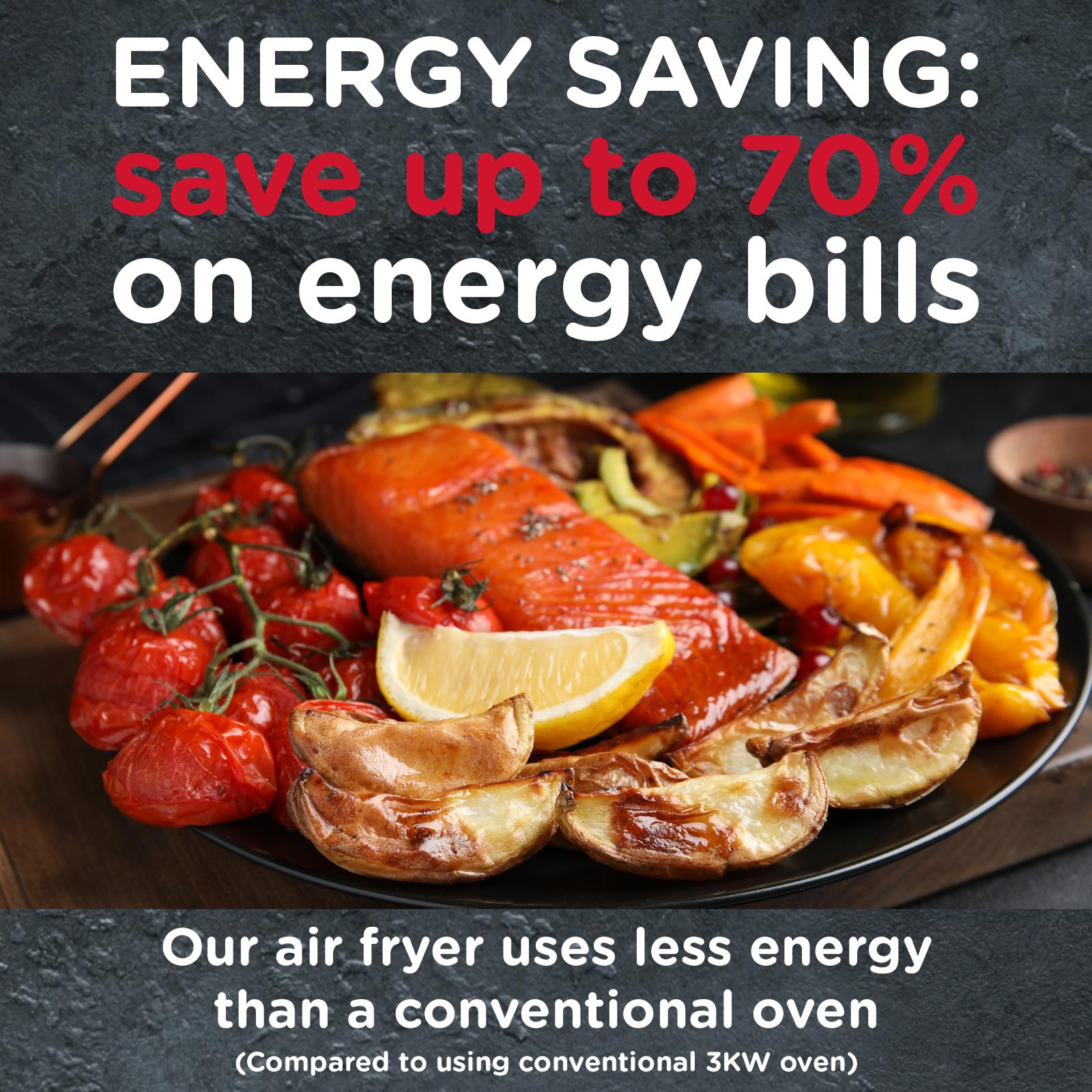 Sensio Home Dual Basket Zone Large 8L Air Fryer, 8 in 1 with Smart Sync Finish, 2400W