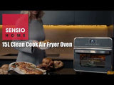 Sensio Home Gourmet Pro Clean Cook 15L Airfryer Oven - Dehydrator 1600W