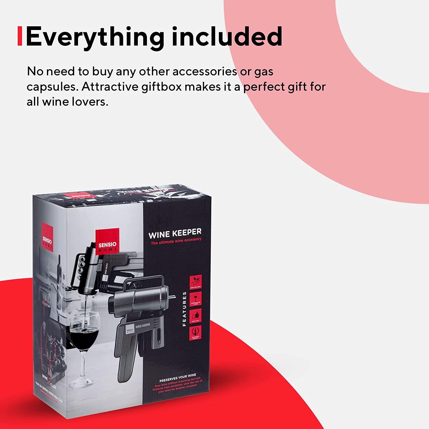 Sensio Home Wine Keeper Wine Preservation System