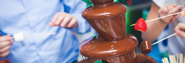 how to impress your party guests with a Chocolate Fountain