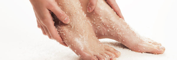 a picture of feet treated with foot spa