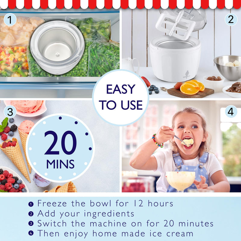 Sensio ice cream maker recipes sale