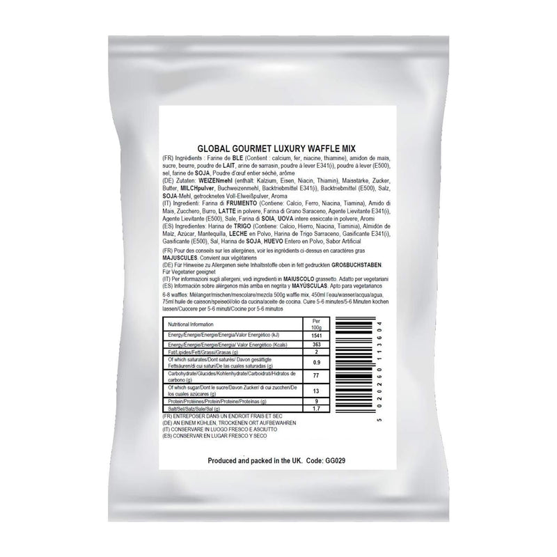 Global Gourmet by Sensio Home Luxury Belgian Style Waffle and Pancake Mix 1KG
