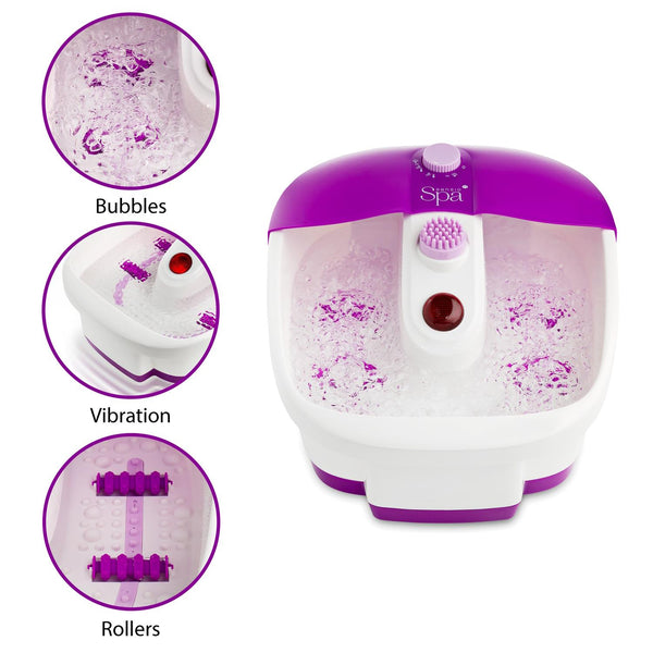 Sensiohome Steam Relax – Foot Spa Massager + Facial Steamer & Nasal Inhaler - Value Bundle