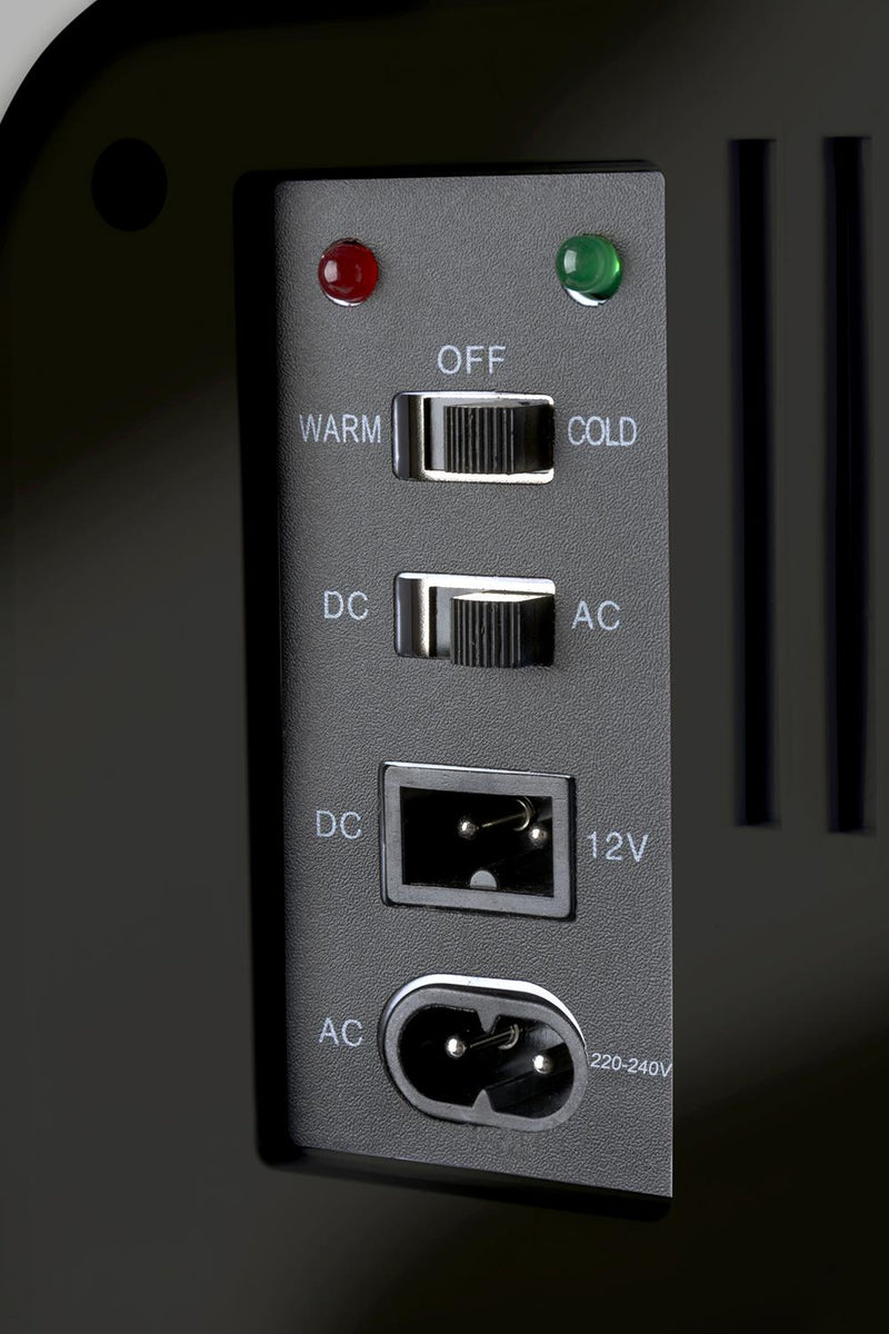 Sensio Home 15L Mini Fridge Cooler & Warmer | AC+DC Power - 12v, UK & EU Plug (Black)
