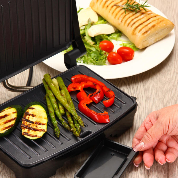 Sensio Home Panini Press, Sandwich Toaster & Health Grill - Non-Stick Easy Clean Plates