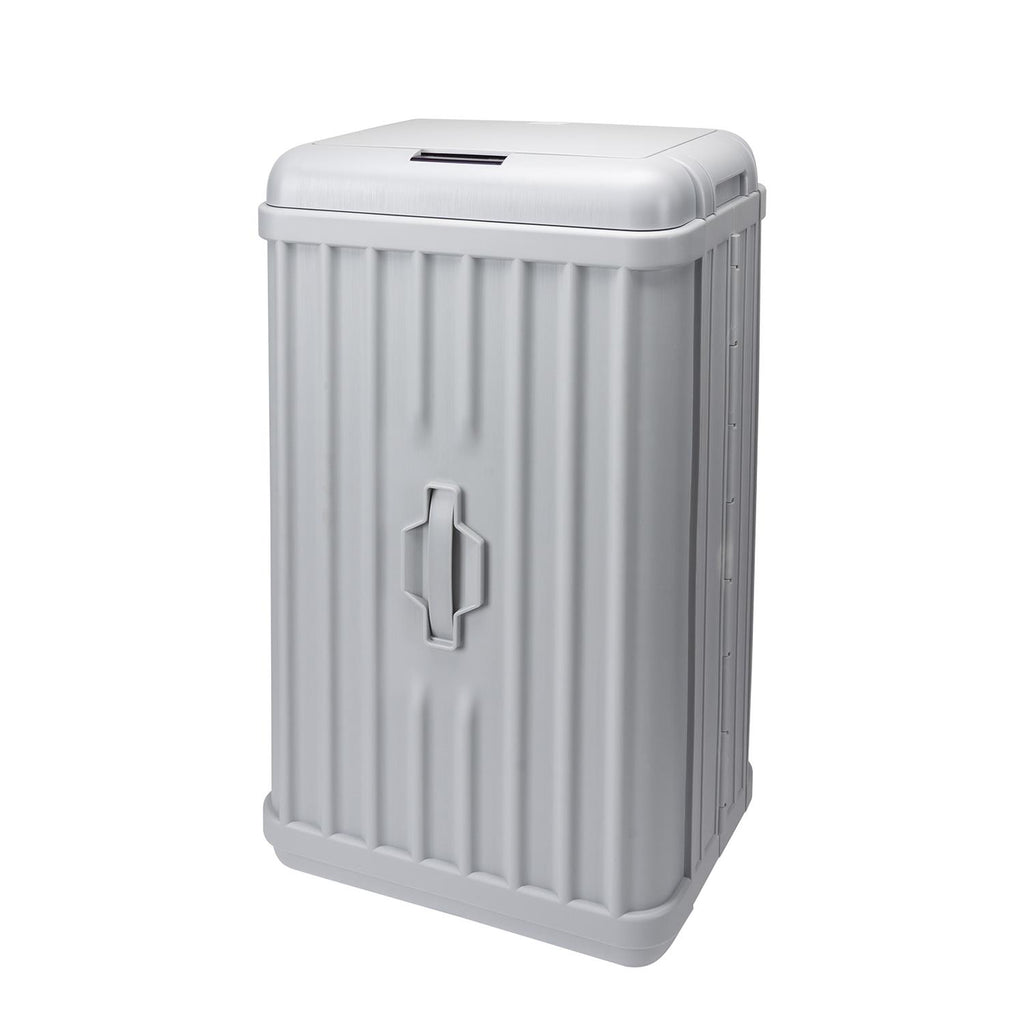 Sensio Home 50 Litre Large Waterproof Motion Sensor Trash Can Dust Bin with Auto Lid, Grey