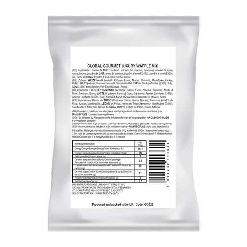 Global Gourmet by Sensio Home Luxury Belgian Style Waffle & Pancake Mix 4 x 1KG