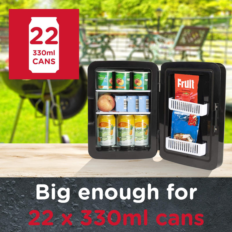 Sensiohome Frost Mix – Grey 10L Mini Fridge + Black 15L Mini Fridge - Value Bundle