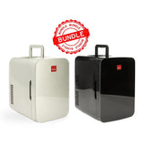Sensiohome Fridge Frenzy – Grey 10L Mini Fridge + Black 10L Mini Fridge - Value Bundle