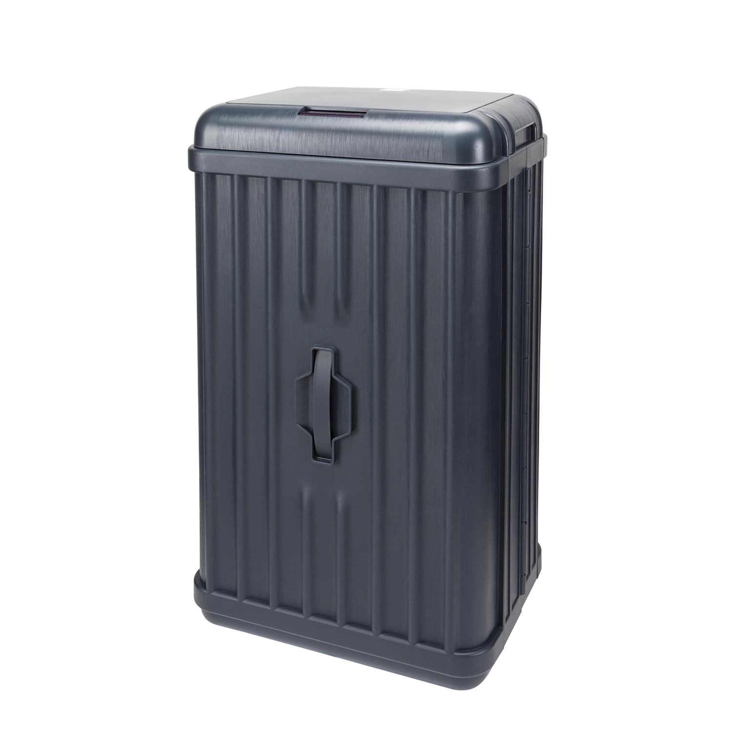 Sensio Home 50 Litre Large Waterproof Motion Sensor Trash Can Dust Bin with Auto Lid, Black