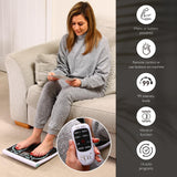 Sensiohome Zap Pack – Foot & Legs EMS Machine + EMS & Heat Massager Blue - Value Bundle