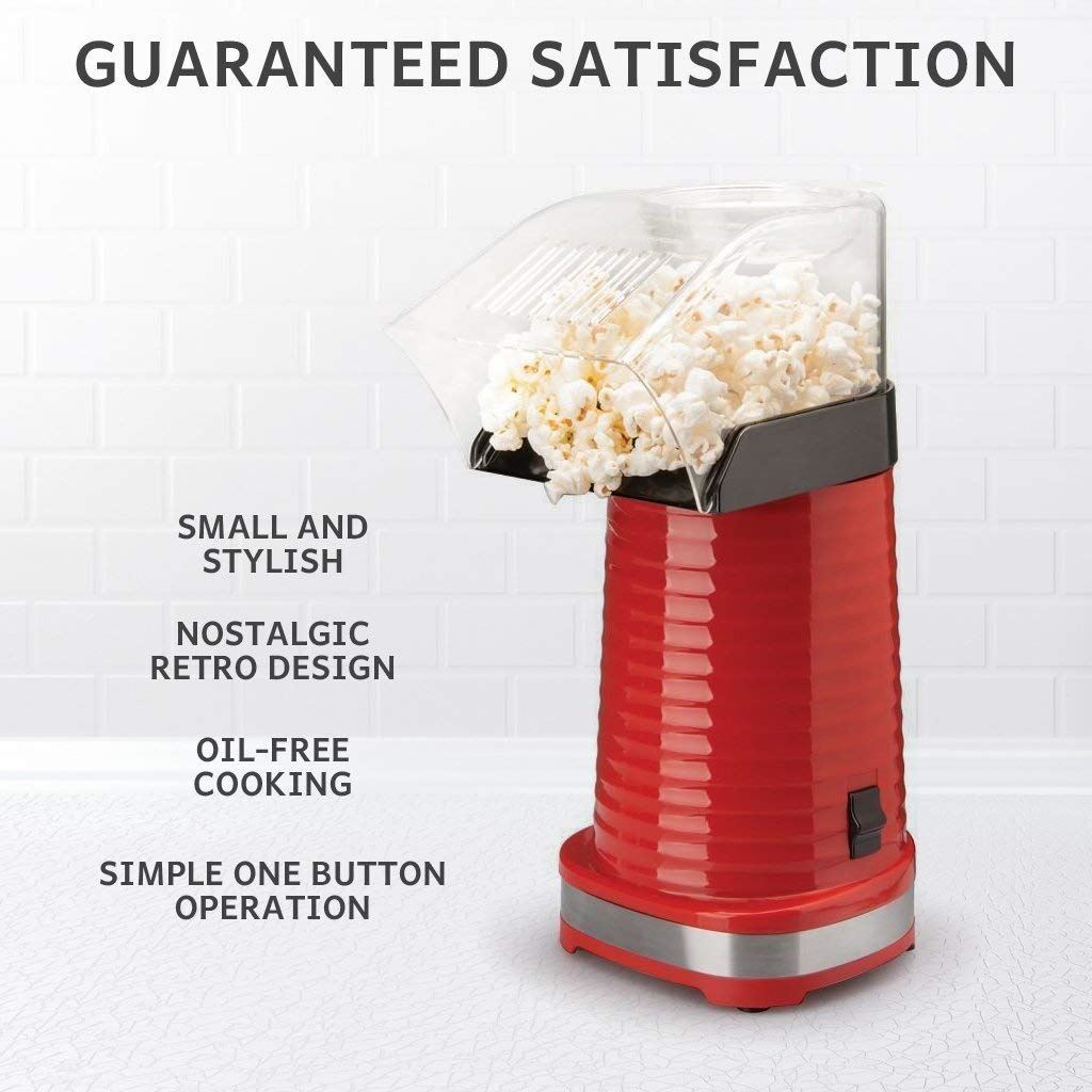 Sensio Home Popcorn Maker 1200W | Fat Free and Healthy