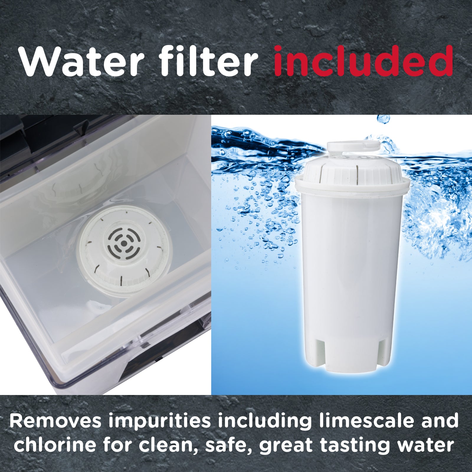 Value Bundle: Instant Hot Water Dispenser + Water Filter Cartridges 6 Pack