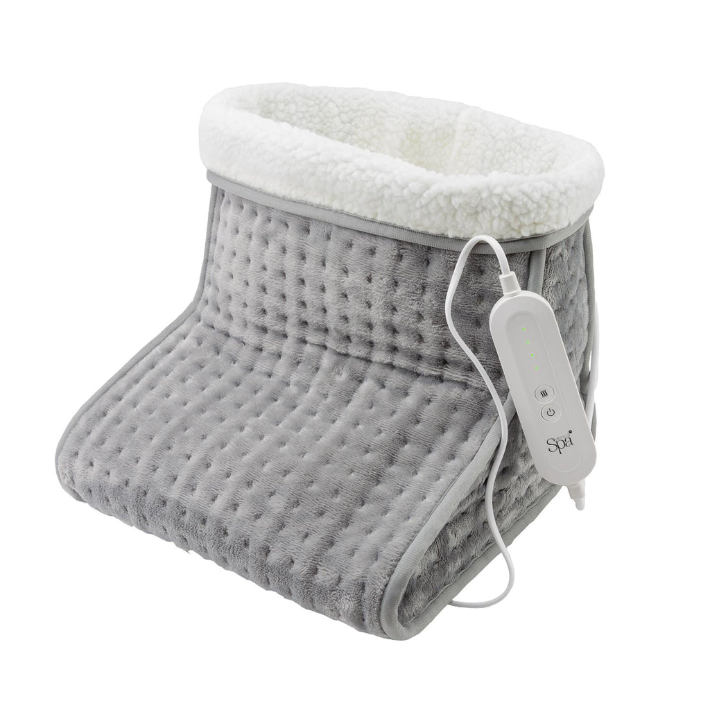 Sensiohome Cozy Kit – Cream Luxury Heated Throw + Foot Warmer - Value Bundle