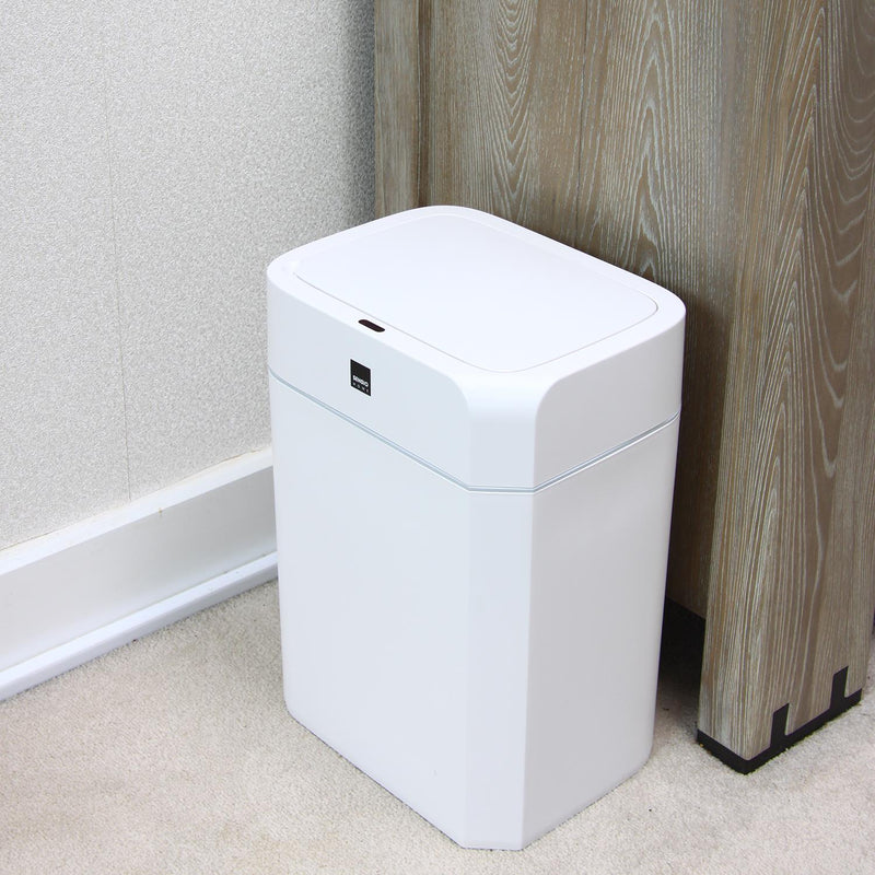 Sensio Home Value 2 Pack 12L+16L Waterproof Motion Sensor Trash Cans with Auto Lids