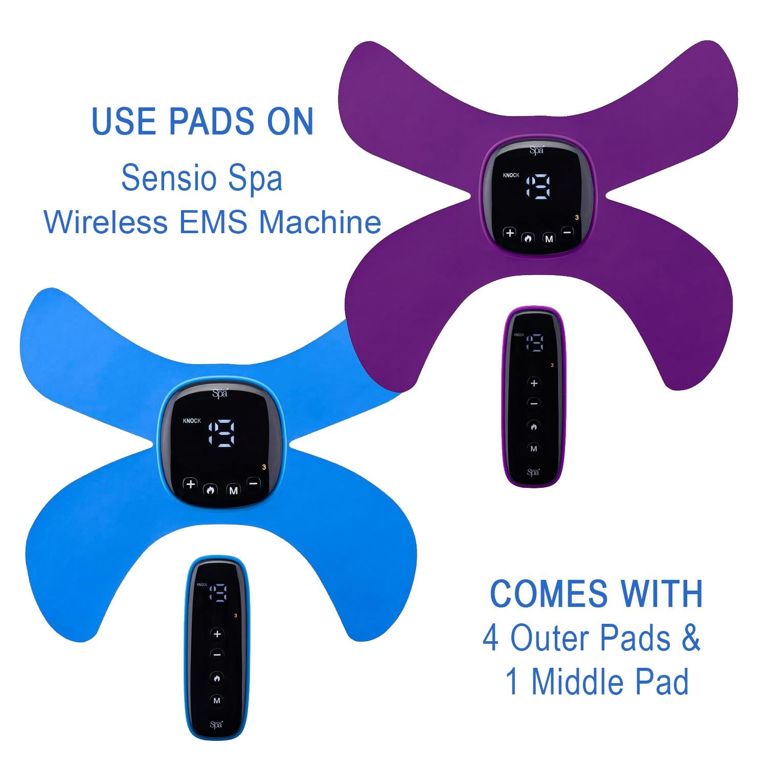 Sensio Spa Replacement Pads for Wireless EMS Machine