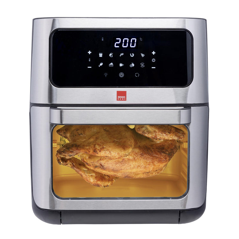 Sensio Home 12L Air Fryer Oven Rotisserie Function and Dehydrator, 10 in 1, 1800W