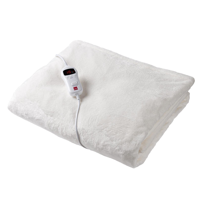 Sensio Home Luxury Heated Throw Electric Blanket Cream