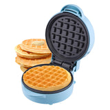 Global Gourmet by Sensio Home Mini Waffle Maker Machine Blue 550W