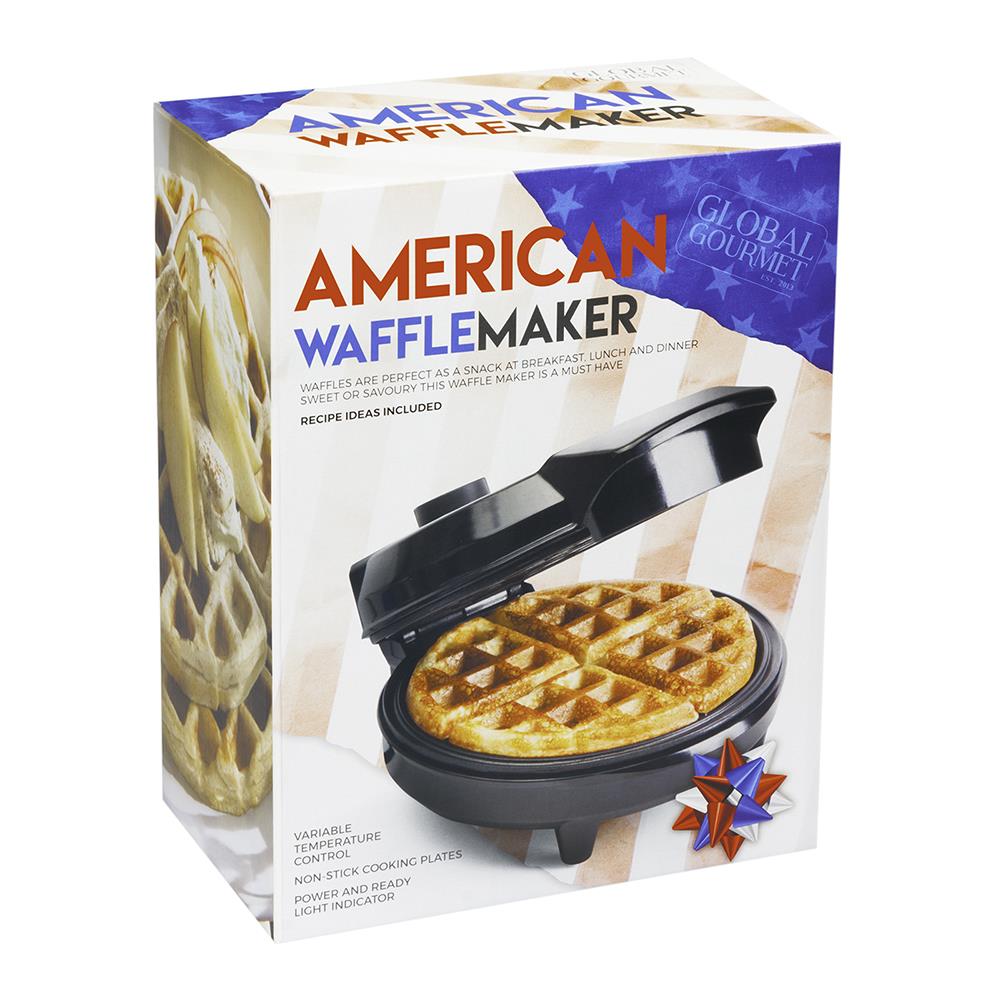 Sensiohome Snack Attack – Deep Fill Sandwich Toaster + Round Waffle Maker - Value Bundle