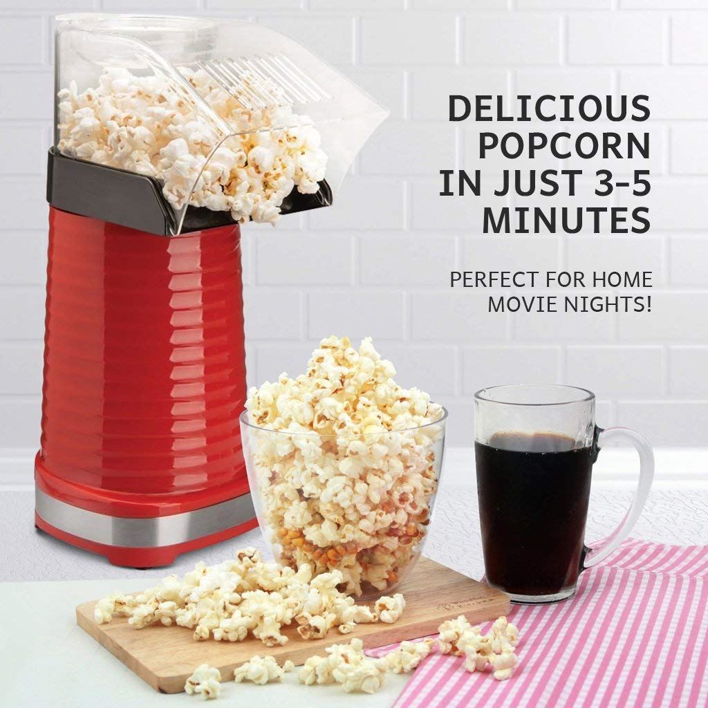 Sensio Home Popcorn Maker 1200W | Fat Free and Healthy