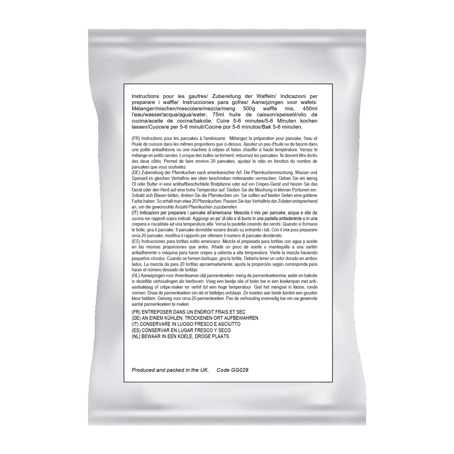 Luxury Belgian Style Waffle and Pancake Mix 1KG