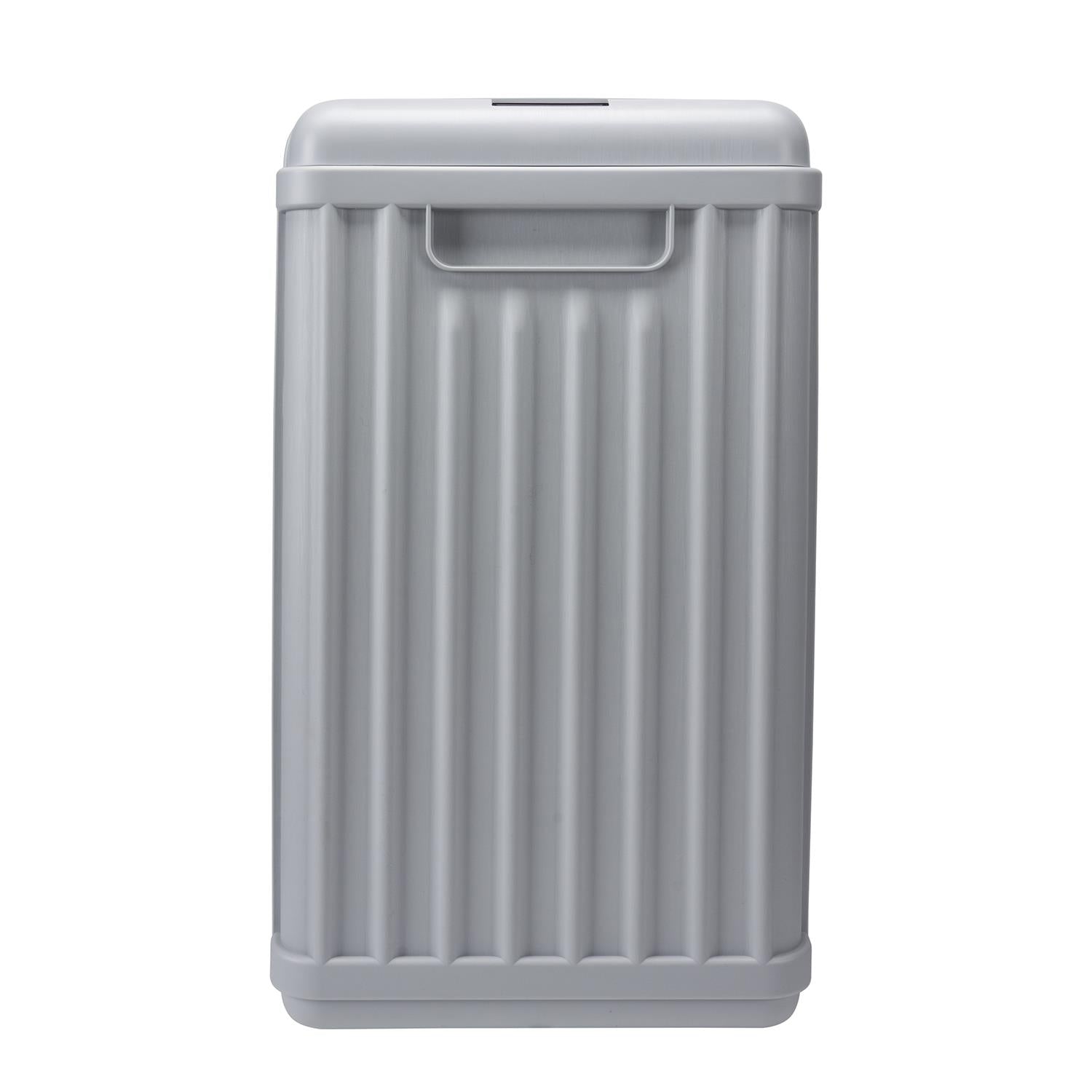 Sensio Home 50 Litre Large Waterproof Motion Sensor Trash Can Dust Bin with Auto Lid, Grey