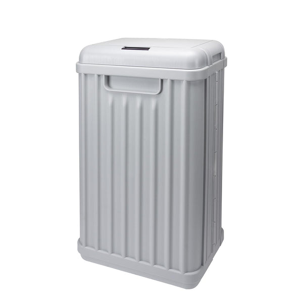 Sensio Home 50 Litre Large Waterproof Motion Sensor Trash Can Dust Bin with Auto Lid, Grey
