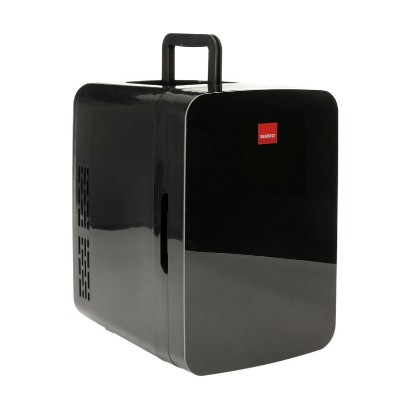 Sensio Home 10L Mini Fridge Cooler & Warmer | AC+DC Power - 12v, UK & EU Plug (Midnight Black)