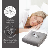Sensio Home Luxury Heated Throw Electric Blanket Grey