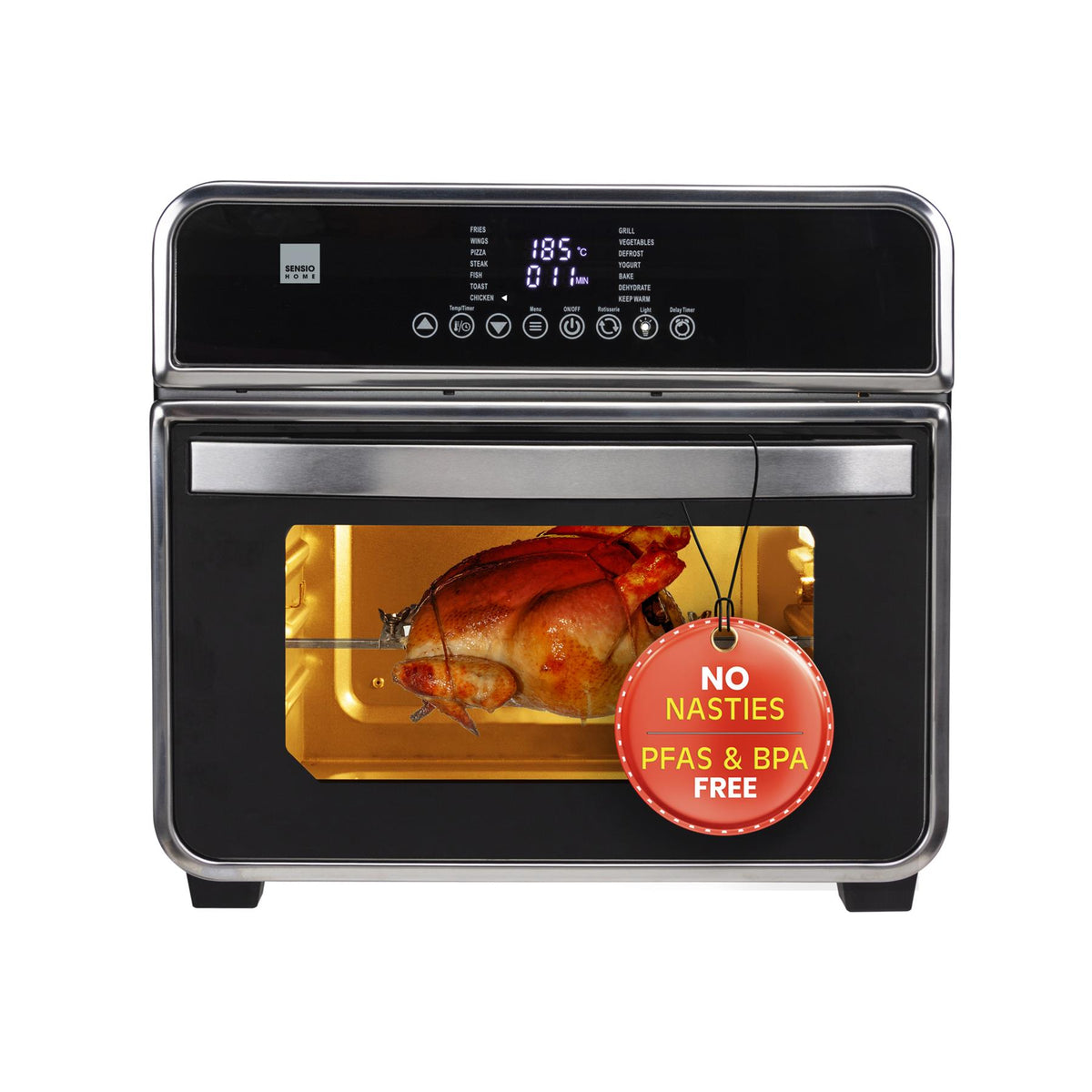 Sensio Home Gourmet Pro Clean Cook 15L Airfryer Oven - Dehydrator 1600W
