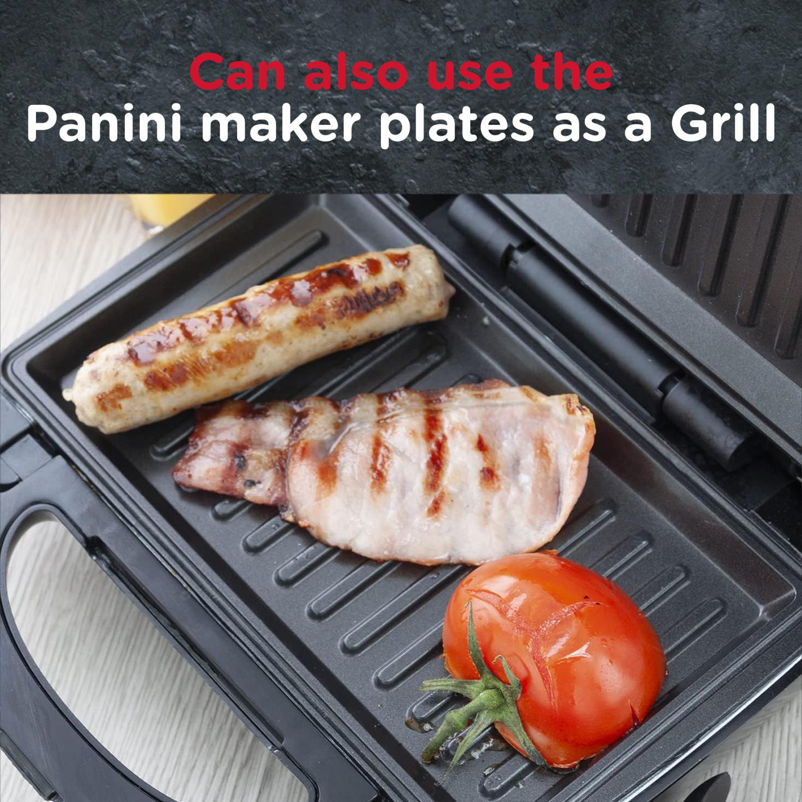 Sensio Home Multi Functional 3 in 1 Stylish Waffle, Deep Fill Sandwich, Grill & Panini Maker
