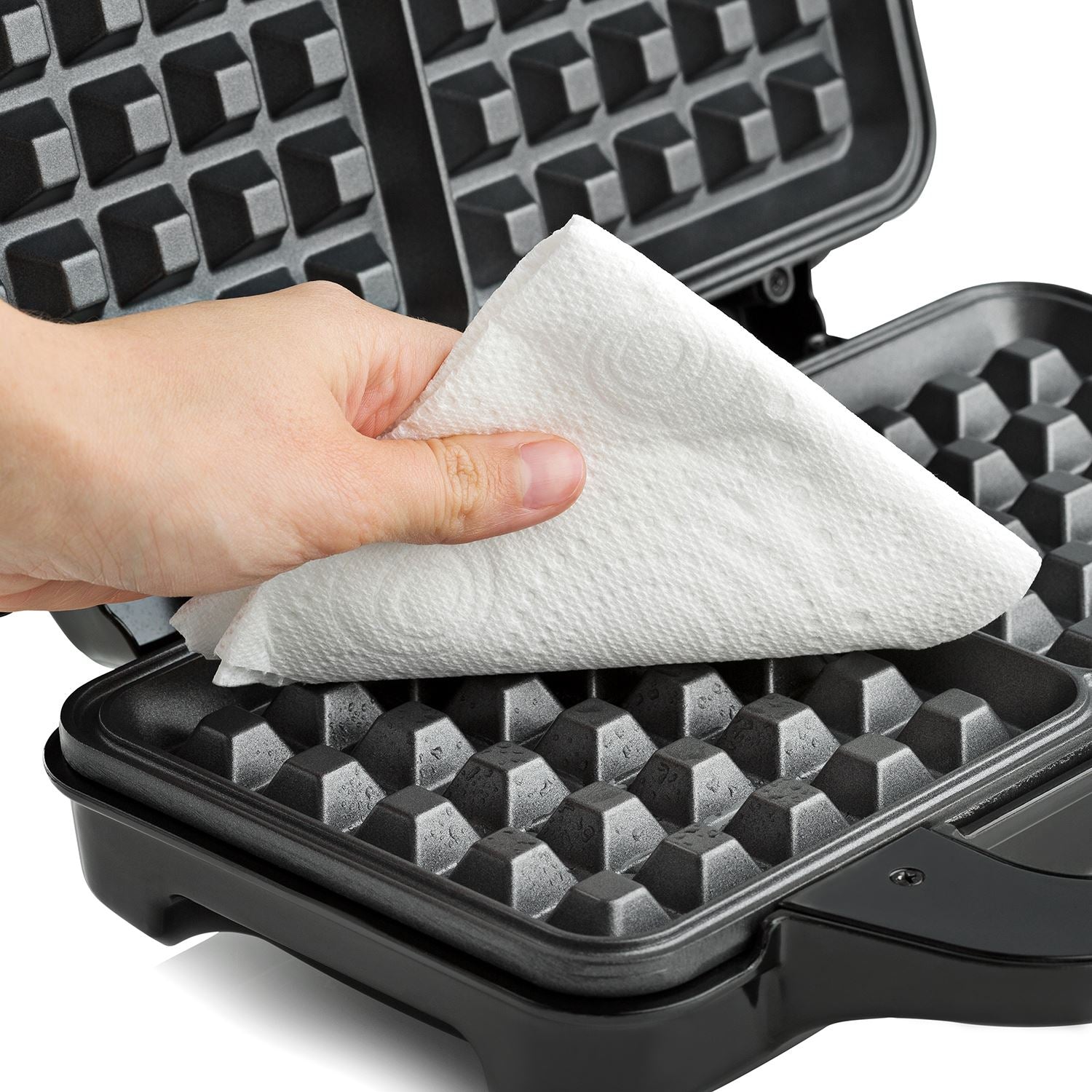 Global Gourmet by Sensio Home Square Waffle Maker Iron Machine 1000W