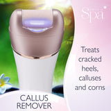 Sensio Spa Multifunctional 5 In 1 Callus Hard Skin Remover, Epilator, Shaver, Exfoliator, Massager