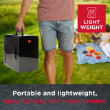 Sensiohome Frost Mix – Grey 10L Mini Fridge + Black 15L Mini Fridge - Value Bundle