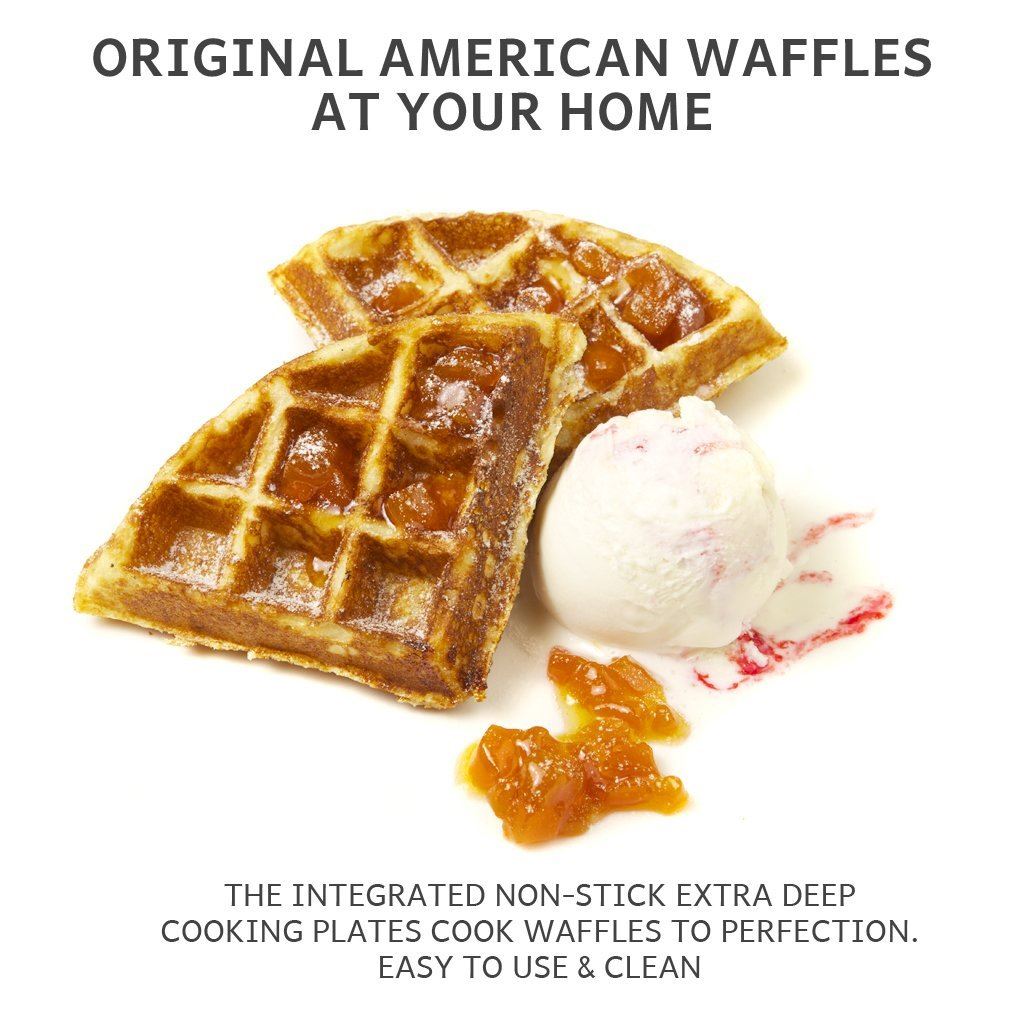 Global Gourmet by Sensio Home American Waffle Maker Iron Machine 700W