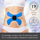 Sensiohome Zap Pack – Foot & Legs EMS Machine + EMS & Heat Massager Blue - Value Bundle