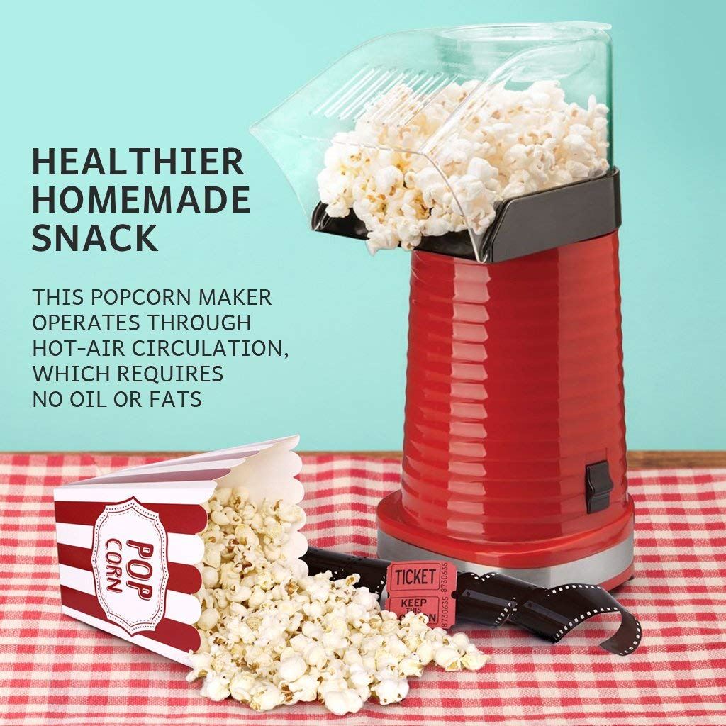 Sensio Home Popcorn Maker 1200W | Fat Free and Healthy