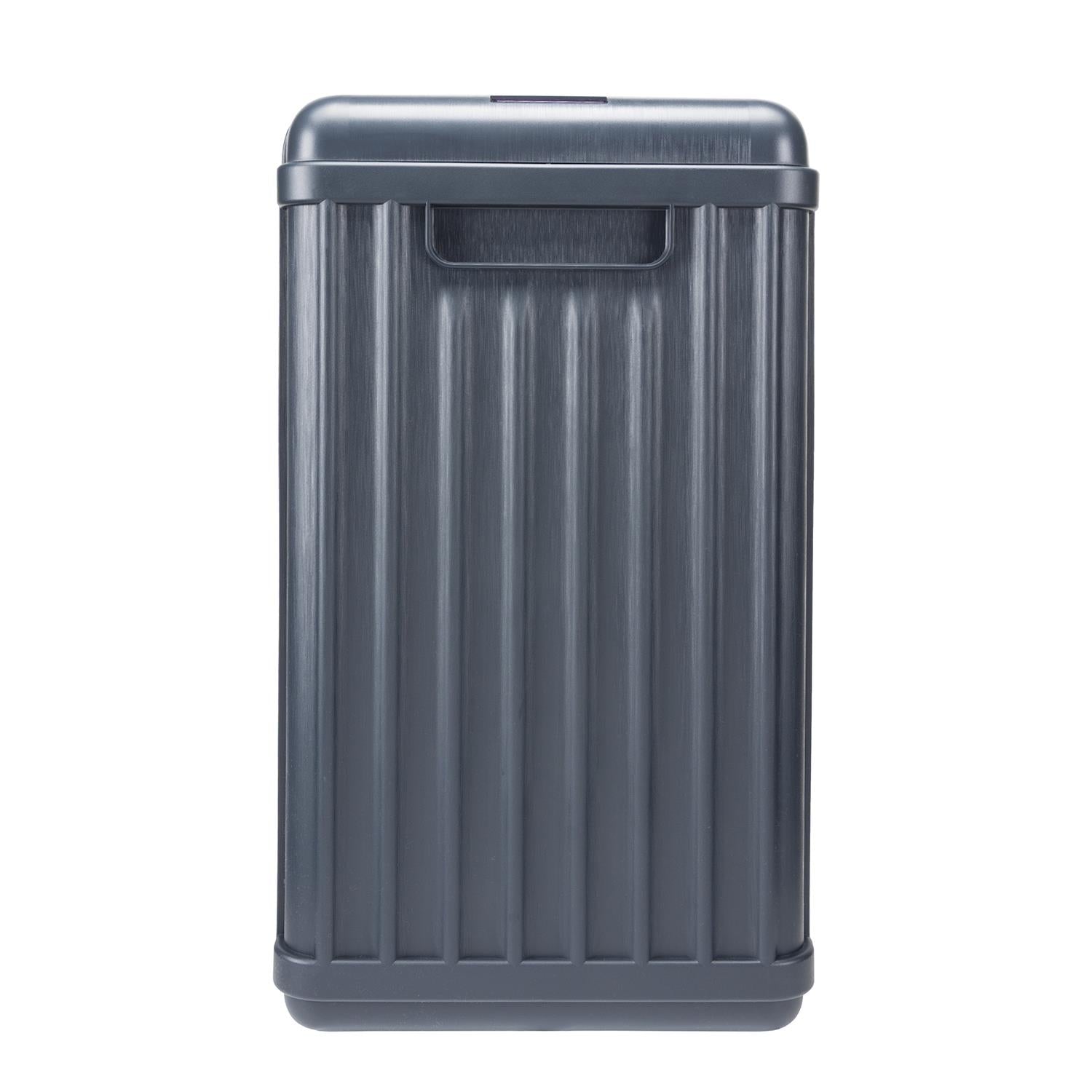 Sensio Home 50 Litre Large Waterproof Motion Sensor Trash Can Dust Bin with Auto Lid, Black