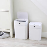 Sensio Home Value 2 Pack 12L+16L Waterproof Motion Sensor Trash Cans with Auto Lids