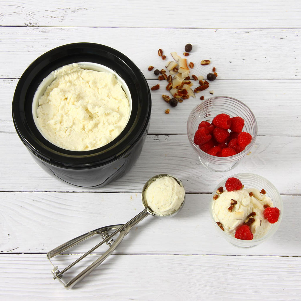 Sensio Home Ice Cream Maker Machine | White