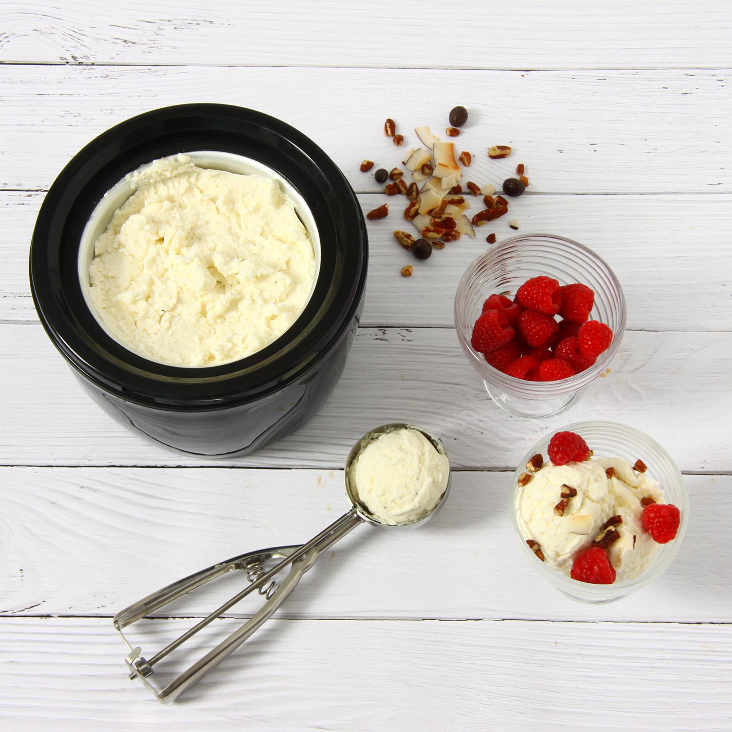 Sensio Home Ice Cream Maker Machine | White