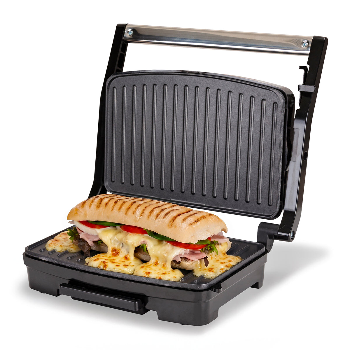 Sensio Home Panini Press, Sandwich Toaster & Health Grill - Non-Stick Easy Clean Plates