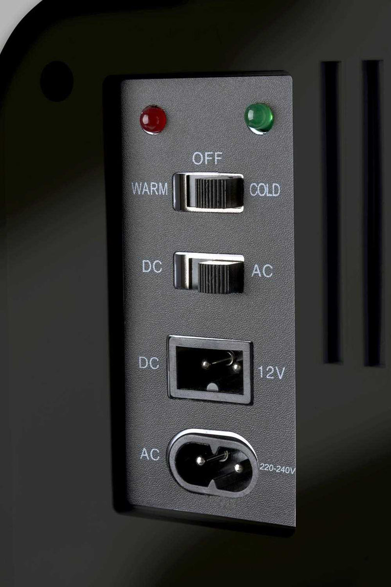 Sensio Home 10L Mini Fridge Cooler &amp; Warmer | AC+DC Power - 12v, UK &amp; EU Plug (Midnight Black) - SENSIO HOME