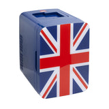 Sensio Home 10L Special Edition Union Jack British Flag Mini Fridge Cooler & Warmer | AC+DC Power - AC+DC Power - 12v, UK & EU Plug (Blue)